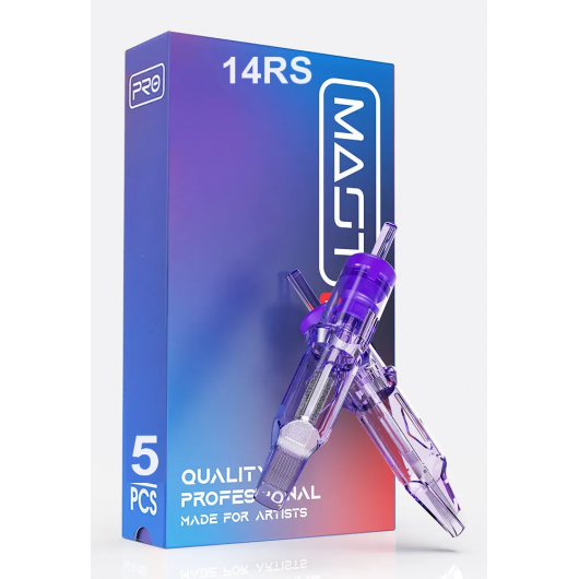 Test MAST PRO Komplet Kartridże Igły modułowe do Tatuażu 5x 14RS makijażu